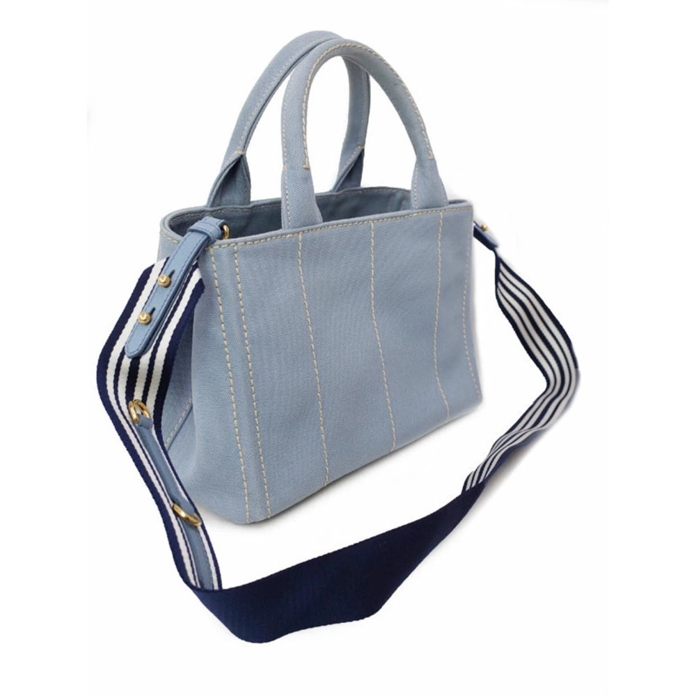 Prada Canapa 2way tote Shoulder bag canvas - Picture 2 of 9